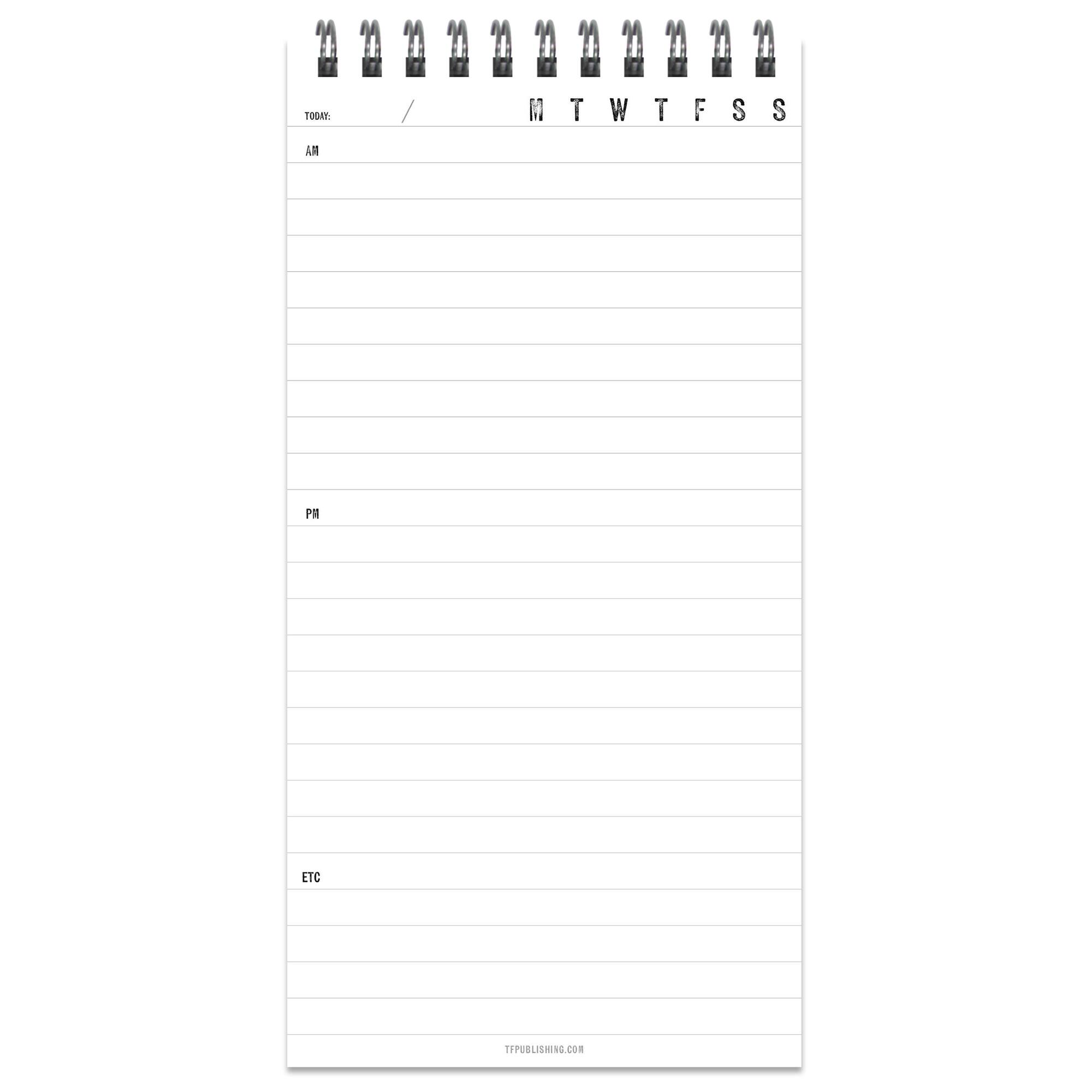 TF Publishing Alaska Daily Agenda